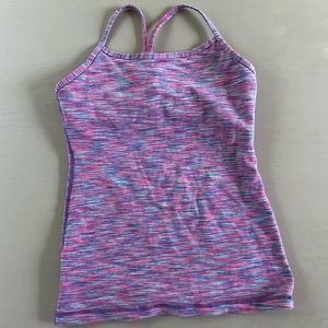 Lululemon racerback tank top multicolor